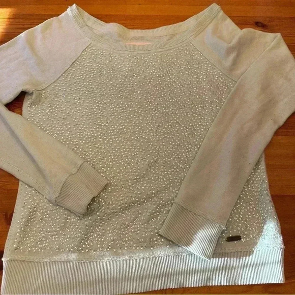 Abercrombie & fitch sequin sweatshirt women L - Picture 12 of 13